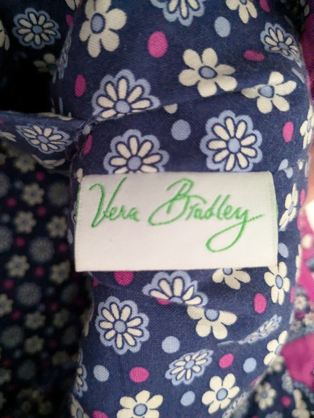 Vera Bradley Boysenberry Tote Bag - Picture 15 of 15